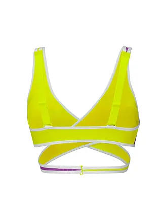PUMA | Top de bikini Contour Plunge para mujer | lila